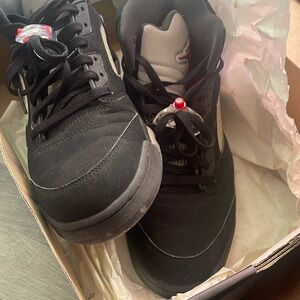 Black and gray Jordan